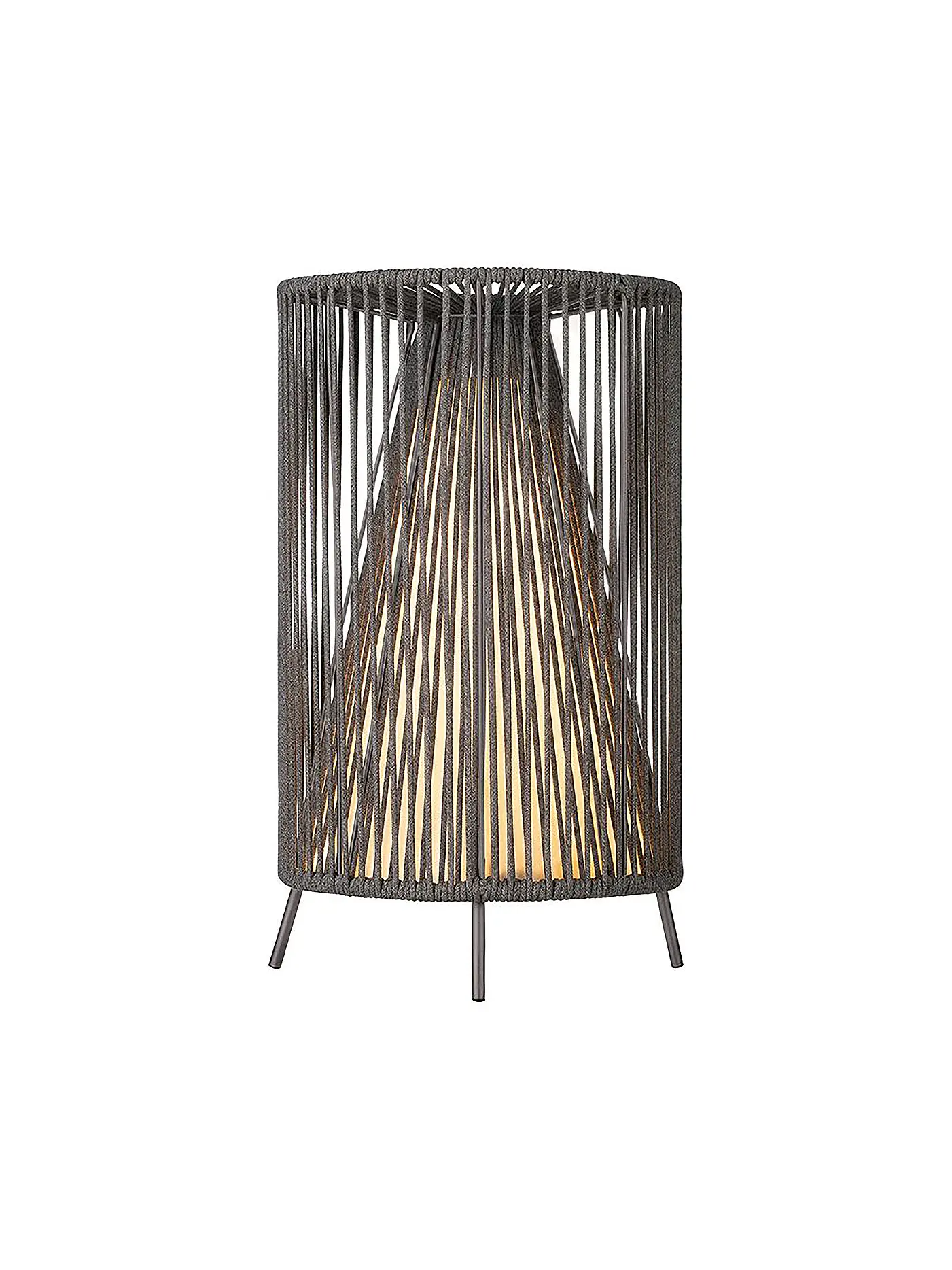 BLOMUS | Mobile LED Lampe ROPE 54cm Coal | 